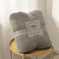 thumbnail image 3 of AUQ Weighted Blanket,Snuggle-Ready Blanket for Maximum Comfort,All-Weather Warmth and Comfort Plush Blanket,Coffee,39.3"×59.1", 3 of 4