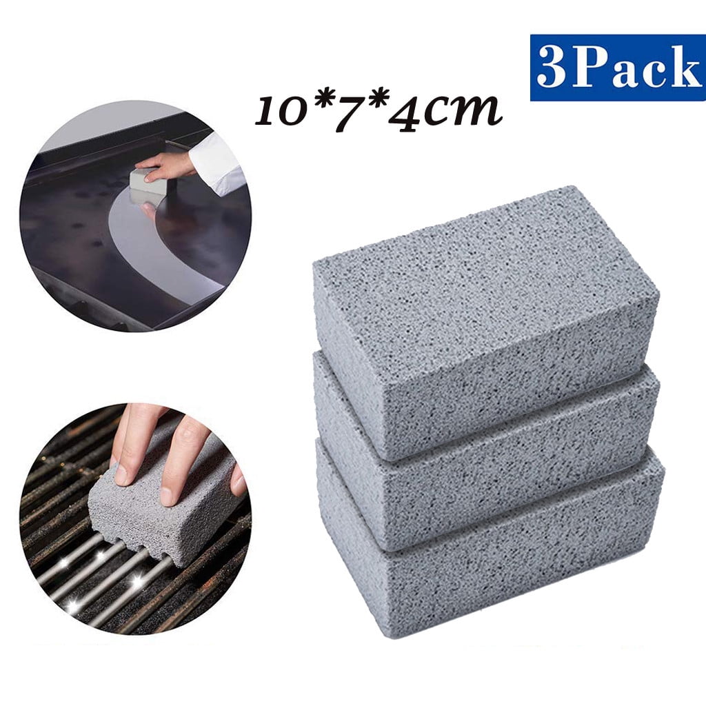  Stock Your Home Grill Cleaning Brick (4 Pack) - Heavy
