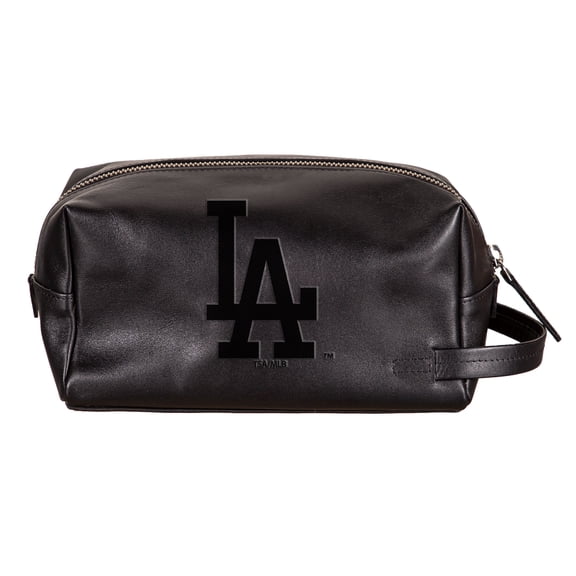 Los Angeles Dodgers Hybrid Leather Lined Dopp Toiletry Bag
