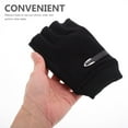 thumbnail image 5 of SOPOTUTU 1Pair Soft Warm Half Finger Gloves Black Touchscreen Gloves for Winter Running Cycling Work, 5 of 8