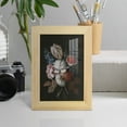 thumbnail image 4 of Dramatic Bouquet I -Framed Print w/glass-Natural Wood, 4 of 7