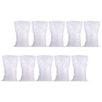 ETHZZLE 10Pcs White Leak Proof Woven Sandbags for Flood Barrier and Outdoor Protection