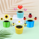 thumbnail image 5 of 4 piezas de abejas y girasoles bailarines que funcionan con energía solar, bailarinas animadas con cabezón para decoración del hogar, la oficina y el automóvil, 5 of 7