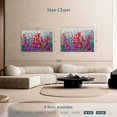 thumbnail image 4 of Elephant Stock The Breath Of Summer Wall Art - Horizontal Canvas Wall Art - Living Room Wall Decor - Abstract Canvas - Red And Pink Decor By Olena - 48" x 32", 4 of 8