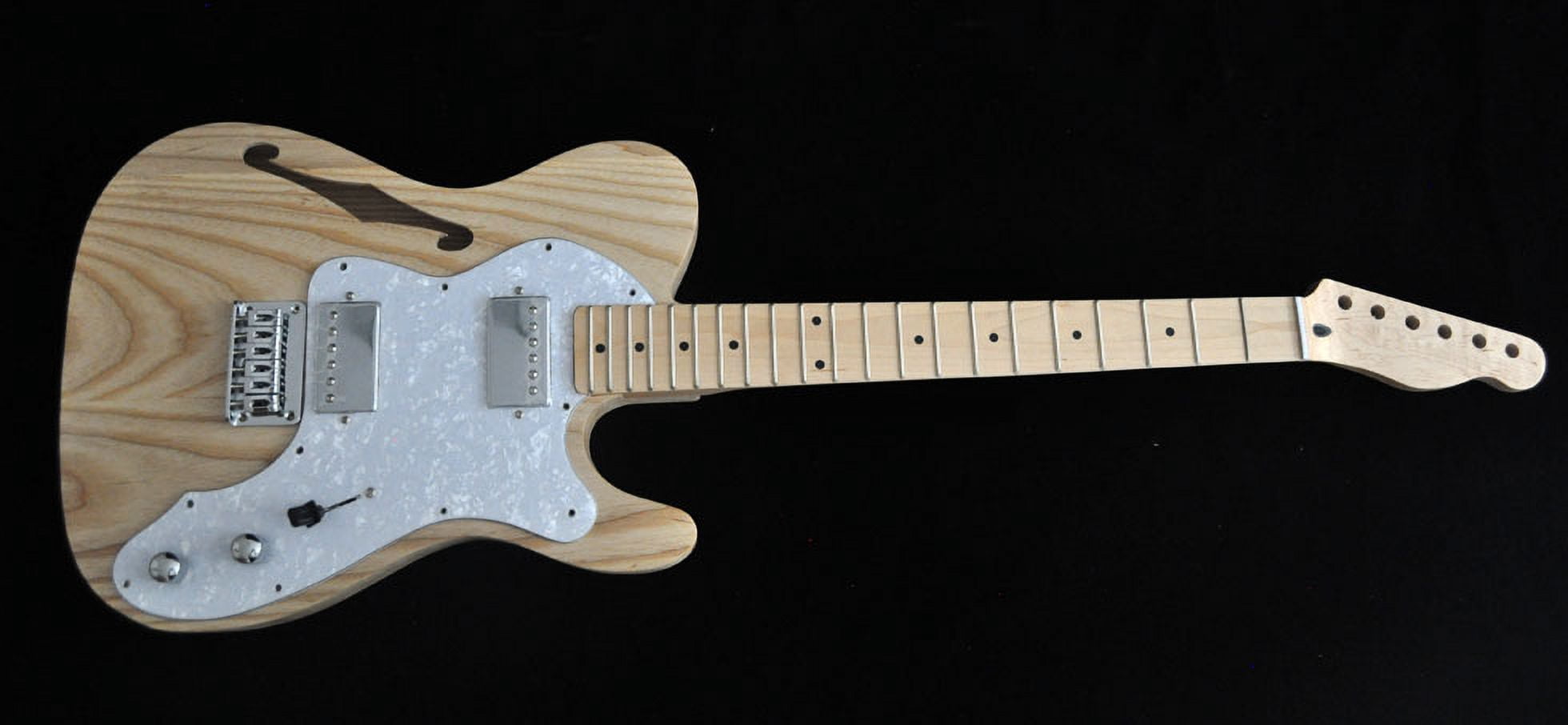 RSW Tele Thinline Style Semi-Hollow Acoustic-Electric Guitar, Natural