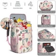 thumbnail image 3 of Botanical Garden Print Backpack Cooler, Insulated Leakproof Cooler Bag, Waterproof Lunch Backpack for Nature Enthusiasts, Camping, Road Trips, 3 of 6