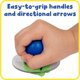 thumbnail image 3 of Set de sellos de espuma READY 2 LEARN Giant Stamps para niños, 3 of 7