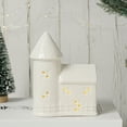 thumbnail image 4 of Ceramic Snow House LED Decor Nordic Christmas Village Tabletop Lamp Creative Festive Centerpiece for Mantel And Shelf Display, 4 of 7