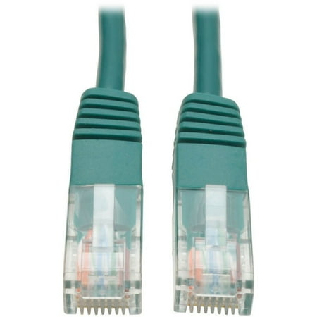 UPC: 0037332012951 | Tripp Lite Cat5e 350 MHz Molded (UTP) Ethernet Cable (RJ45 M/M) PoE Green 25 ft. (7.62 m)