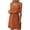 Orange, variant on Women's Dresses Midi Tank Top Dress with Round Neck Sleeveless Lightweight Solid Basic Simple Essentials Summer Beach Fashion Club Vacation Casual Outfit Plus Size