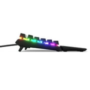 SteelSeries Apex 5 Mechanical Gaming Keyboard - Per-Key RGB Illumination , OLED Smart Display - Black