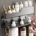 thumbnail image 4 of Kitchen Storage Rack Storage Organizer Desktop Storage Rack Bathroom Living Room 17*7.5*7.5cm Ready To Hang, 4 of 7