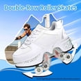 thumbnail image 2 of Roller Skate Shoes for men,Double-Row Deform Wheel Shoe Skate,Shoes with Wheel,2-in-1 Adult Parkour Roller Shoes Suitable for Outdoor Fun, Fitness, 2 of 7