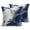 Blue, variant on Throw Pillow Covers 18x18 Inch Set of 2 Blue Abstract Marble Decorative Pillows Cushion Case Soft Square Pillowcases Gold White Modern Throw Pillows for Couch Sofa Bed Chair Home Decor