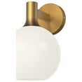 thumbnail image 4 of Kuzco Lighting Castilla 8" Wall Vanity, 1X60W E26 Matte Black/Opal Glass, 4 of 4