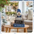 thumbnail image 4 of Set de decoración de gnomos navideños de madera para sombrear líneas en invierno, 4 of 6