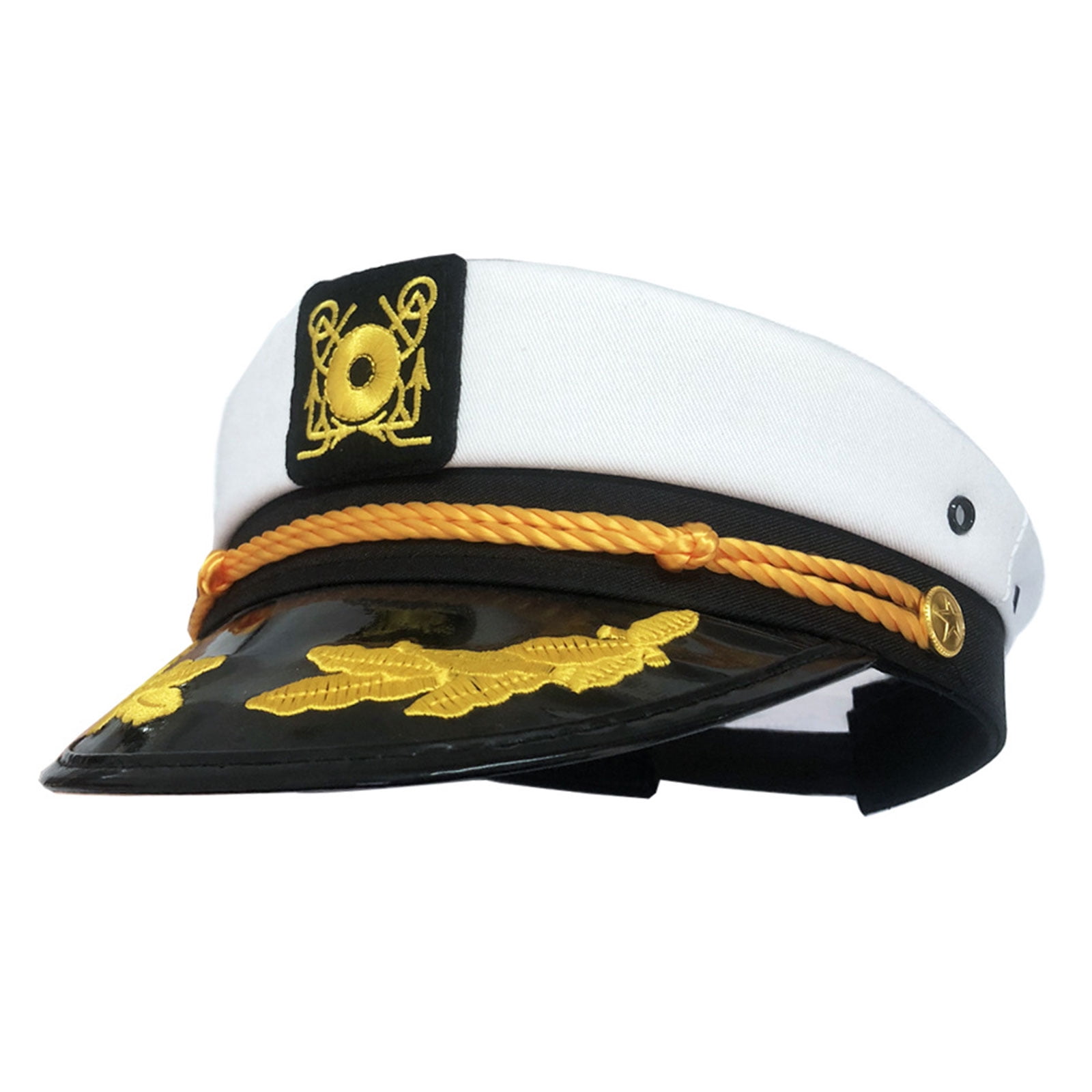 Vintage Military Hats Yacht Boat Skipper Ship Sailor Captain Hat for