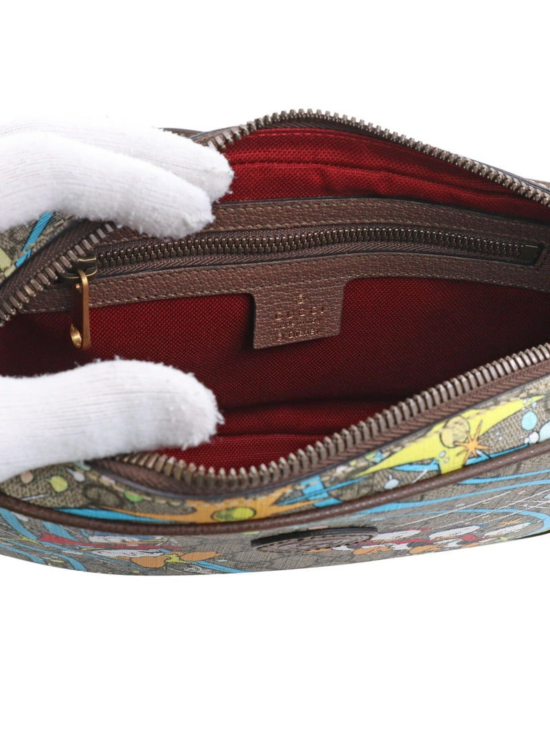 Gucci GG Supreme Donald Duck Disney x Gucci Leather Unisex Belt