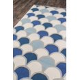 thumbnail image 2 of Novogratz by Momeni Topanga Dasha Flat Weave Blue Wool Rug 2'3" X 8' Runner, 2 of 5