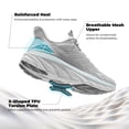 thumbnail image 3 of ALLSWIFIT Women’s Slip-On Walking & Running Shoes – Comfortable, Breathable, Non-Slip Tennis Sneakers for Gym, Workout, Cross-Training, and Casual Wear, 3 of 8