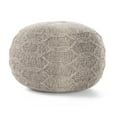 thumbnail image 4 of GDF Studio Biljon Boho Handmade Fabric Round Pouf, Gray, 4 of 4