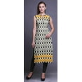 thumbnail image 2 of Bimba Tuniques Droites pour Femmes Imprimées Sans Manches Kurti Décontractée Robe Grande, 2 of 5