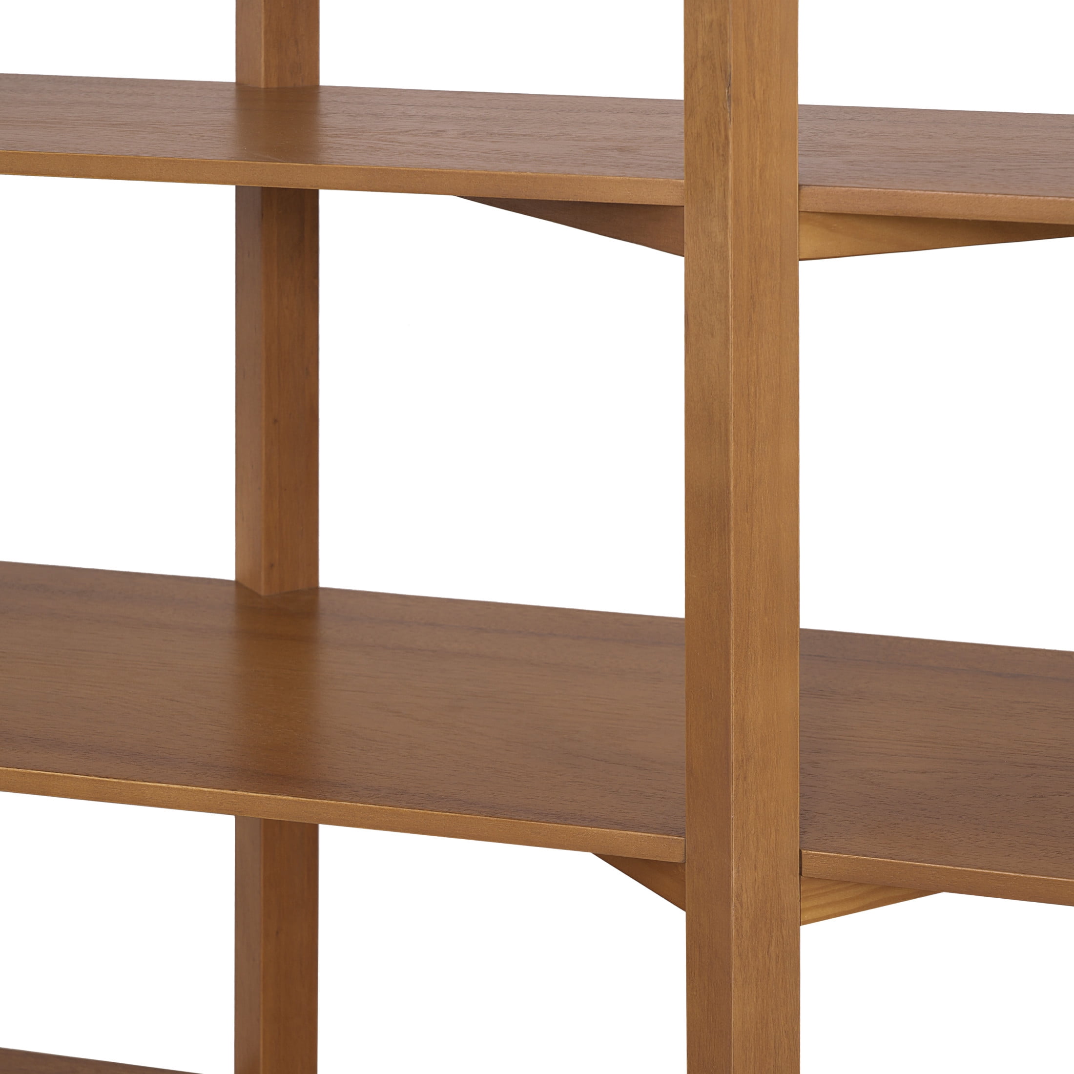 Christopher Knight Home 60.75" Vintage 6-Tier Open Shelf Bookcase, Solid Wood Frame, Brown