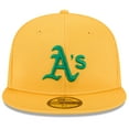thumbnail image 2 of Men's New Era  Gold Athletics 2025 Spring Training 59FIFTY Fitted Hat, 2 of 6