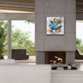 thumbnail image 4 of Epic Graffiti'Expression 6' by Christov Art, Giclee Canvas Wall Art, 26"x26", 4 of 8