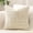 Beige, variant on Set of 1 Decorative Cushion Cover 30 x 50cm Soft Corduroy Striped Cross Patchwork Textured Pillow Case Boho Farmhouse Lumbar Throw Pillow Cover for Sofa Bed Patio 12x20 Inch, Black