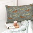 thumbnail image 4 of Balery Dachshund Dog Bird Funda de Cojín Estampada, Regalos para Mujeres, Regalos de Amor para Ella, Regalos para Novia o Esposa, Funda de Almohada-14"x20", 4 of 6