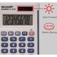 thumbnail image 4 of Calculadora de bolsillo Sharp EL-243SB de 8 dígitos con tapa abatible, 4 of 4