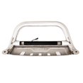 thumbnail image 5 of Fits 2019-2023 Ford Ranger Lund International Bull Bar 47021300 Polished; Stainless Steel; 3.5 Inch Diameter; With Skid Plate, 5 of 5