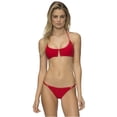 thumbnail image 1 of Tavik Cassis Halter Swim Top para mujer, rojo, grande, 1 of 2