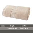 thumbnail image 3 of Pure Cotton Towel,Classic Bath Towels Set of 1,Cotton Soft Bath Towels,39.4''X19.7'' Highly Absorbent and Quick Dry,Multi-purpose Plush Shower Towels,Towels for Home,Hotel,Bathroom(Beige), 3 of 9