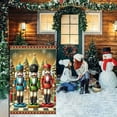 thumbnail image 2 of 1 PC, 2D Flat Christmas Nutcracker scene Garden flag 18x12 inches (45x30cm), fashionable 2D pattern, autumn Thanksgiving, Halloween, Christmas garden flag, home, outdoor, courtyard, lawn, garden holi, 2 of 7