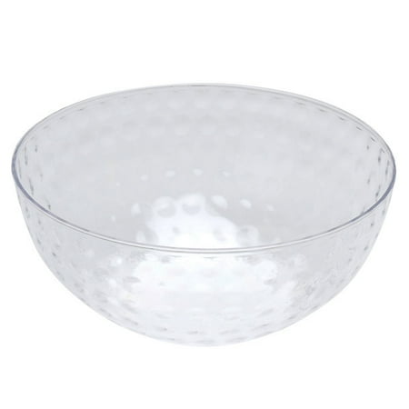 

9 Platter Pleasers Round Large Dimpled Bowl Clear 96 Oz 24/PK
