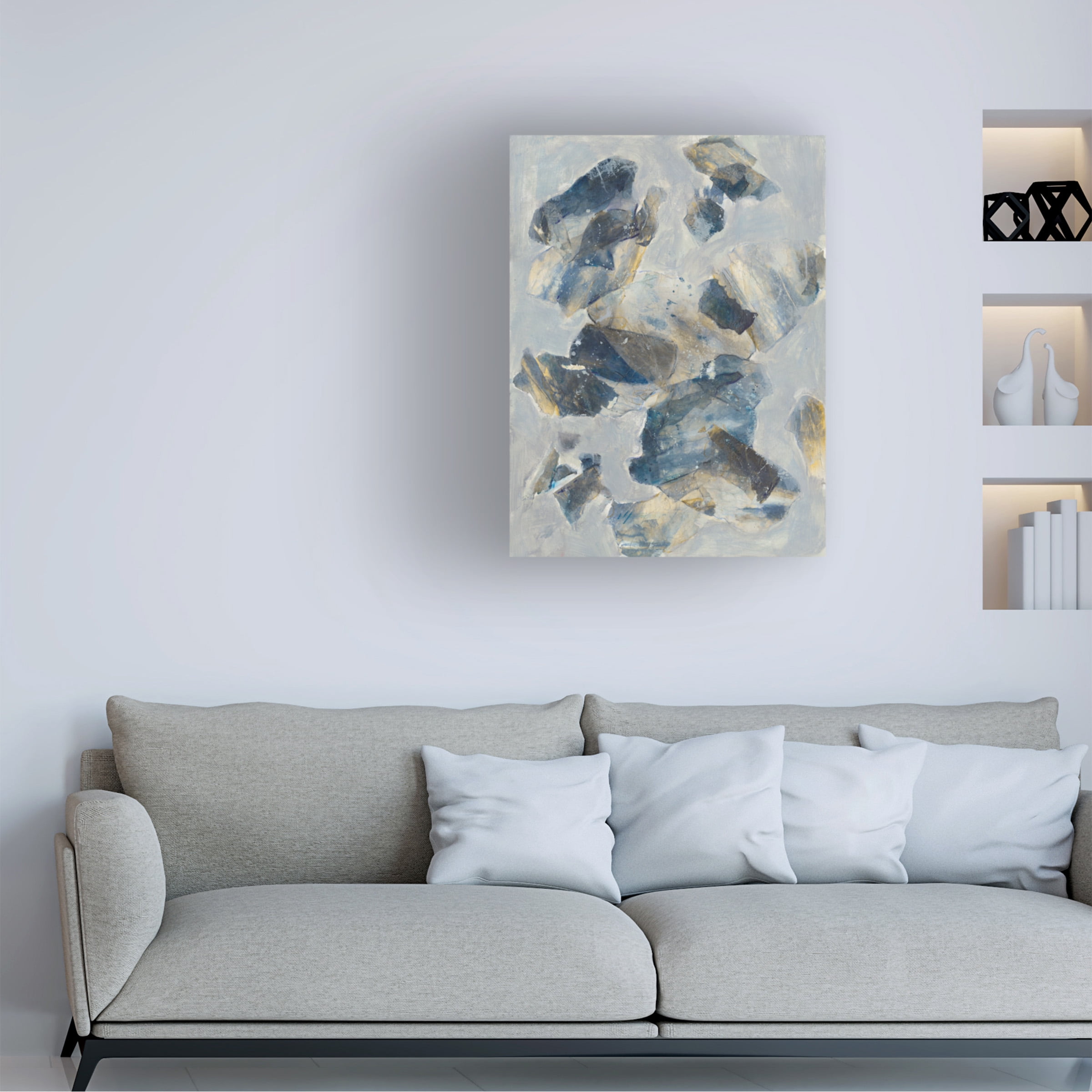 Joyce Combs 'Crystal And Stone II' Canvas Art