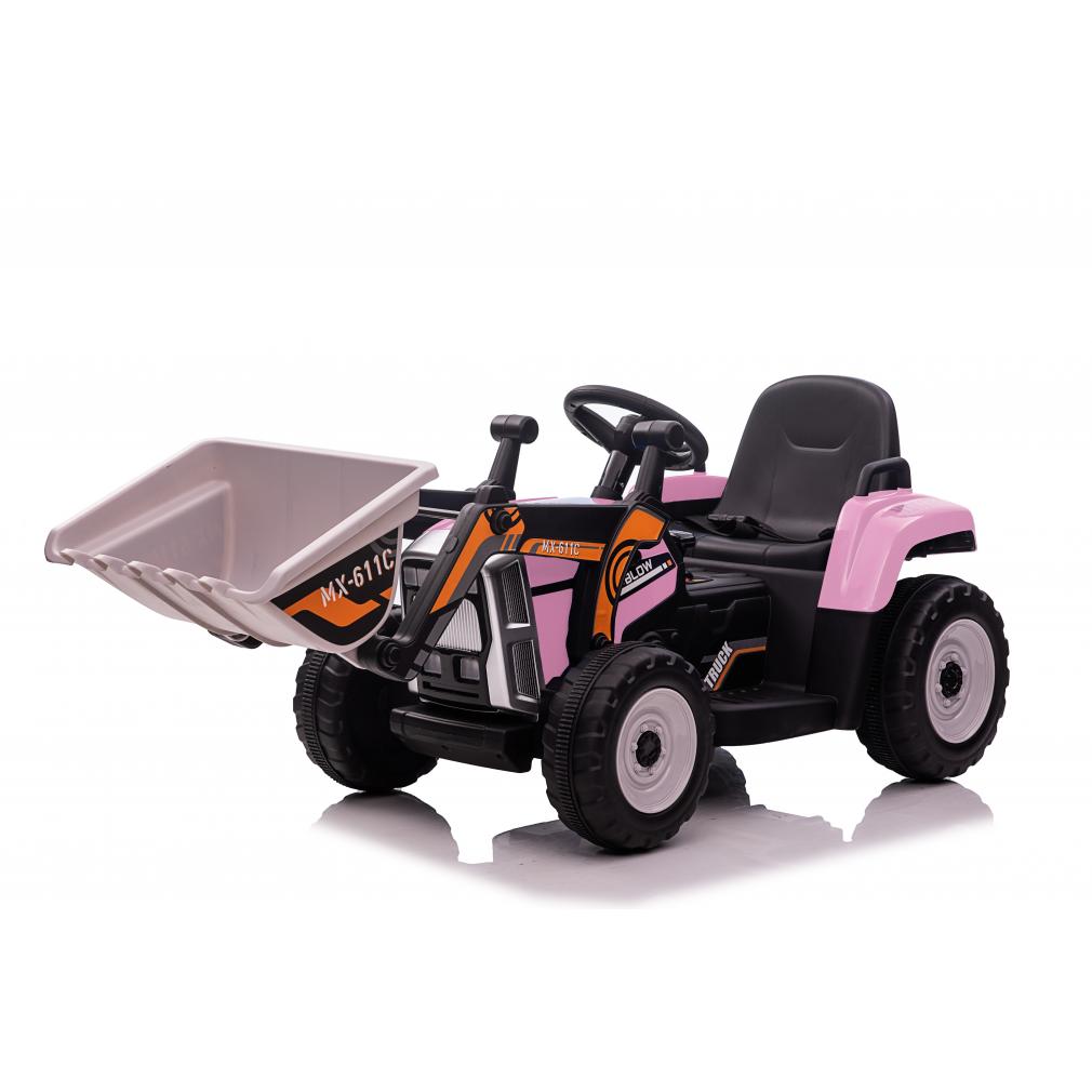 Kidlove 12V Kids Ride on Car, Excavator with Bucket and Remote Control