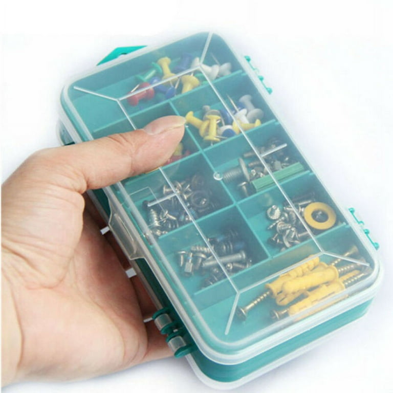 Tool Organizer Case Organizer Components Box for Nails Nuts 