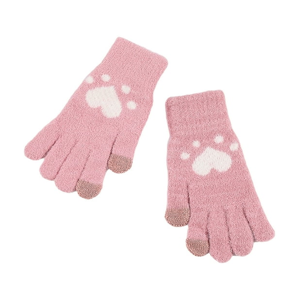 Hand Warmer Girl Accessories Touchscreen Glove Warm Gloves Supple