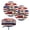 Eagle American Flag Star, variant on COEQINE Stool Covers Elastic Round Bar Stool Cushion Padded Cover 12"-14" Breathable Saddle Stool Cover for Home Bar Coastal Decor, 2 Count, Beach Sea Turtle Starfish