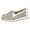 Beige, variant on Orthopedic Loafers for Women 2026 Wide Width Metal Decor Non Slip Platform Sneakers Fashion Elegant Lightweight Walking Shoes Beige Size 7