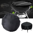 thumbnail image 4 of Barbecue Oven Bbq Grill Cover Small Barbecue Grills & Outdoor Cooking Outdoor Round Black Round Waterproof Grill Cover Du-st Cover Fire P-it Cover, 4 of 9