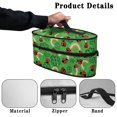 thumbnail image 5 of HELLHERO Rainbow Ladybug Pattern Dustproof Portable Carrying Case Portable Smooth Zipper St.Patrick's Day, Case Only, 5 of 7