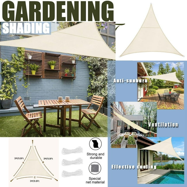 Xihbxyly Sun Shade Sail Shade Sail Canopy Sun ShadeSail Canopy Cover For Patio Outdoor, Rectangle Backyard ShadeSail For Garden Playground Suitable for Outdoor Patio Pools