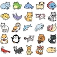 thumbnail image 3 of 50Pcs Cute Animal Stickers for Kids Mixed Pack Waterproof Water Bottle Stickers Computer Laptop Cartoon Aesthetic Stickers for Boys Girls Teens Fridge Luggage Bike Decals Vinyl Sticker (Animals), 3 of 5