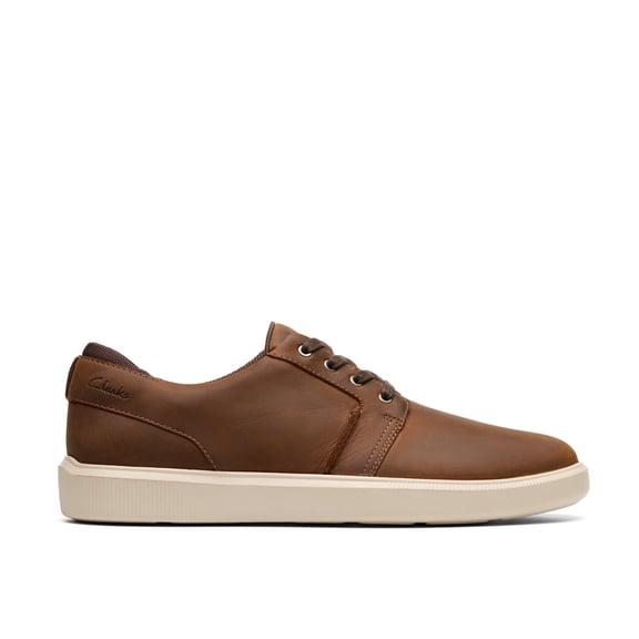 Clarks Brodin Seam Leather - Mens Lace-Up Sneakers