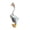 B, variant on DAMAI Gardener Couple Duck Garden Statues , Countryside Garden Resin Ducks Art Decor Figurine Ornament,Sculptures Art Decor Goose for Yard Porch