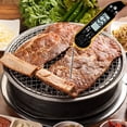 thumbnail image 3 of CQCYD 3Pcs Instant Read Meat Thermometer with Probe, Foldable Backlight Digital Food Thermometer for BBQ, Grill and Kitchen, IP67 Waterproof Magnetic Timer, -50 to 300 degrees C, 2-Year Warranty, 3 of 9